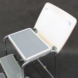 Vintage Metal Stool, 1980s