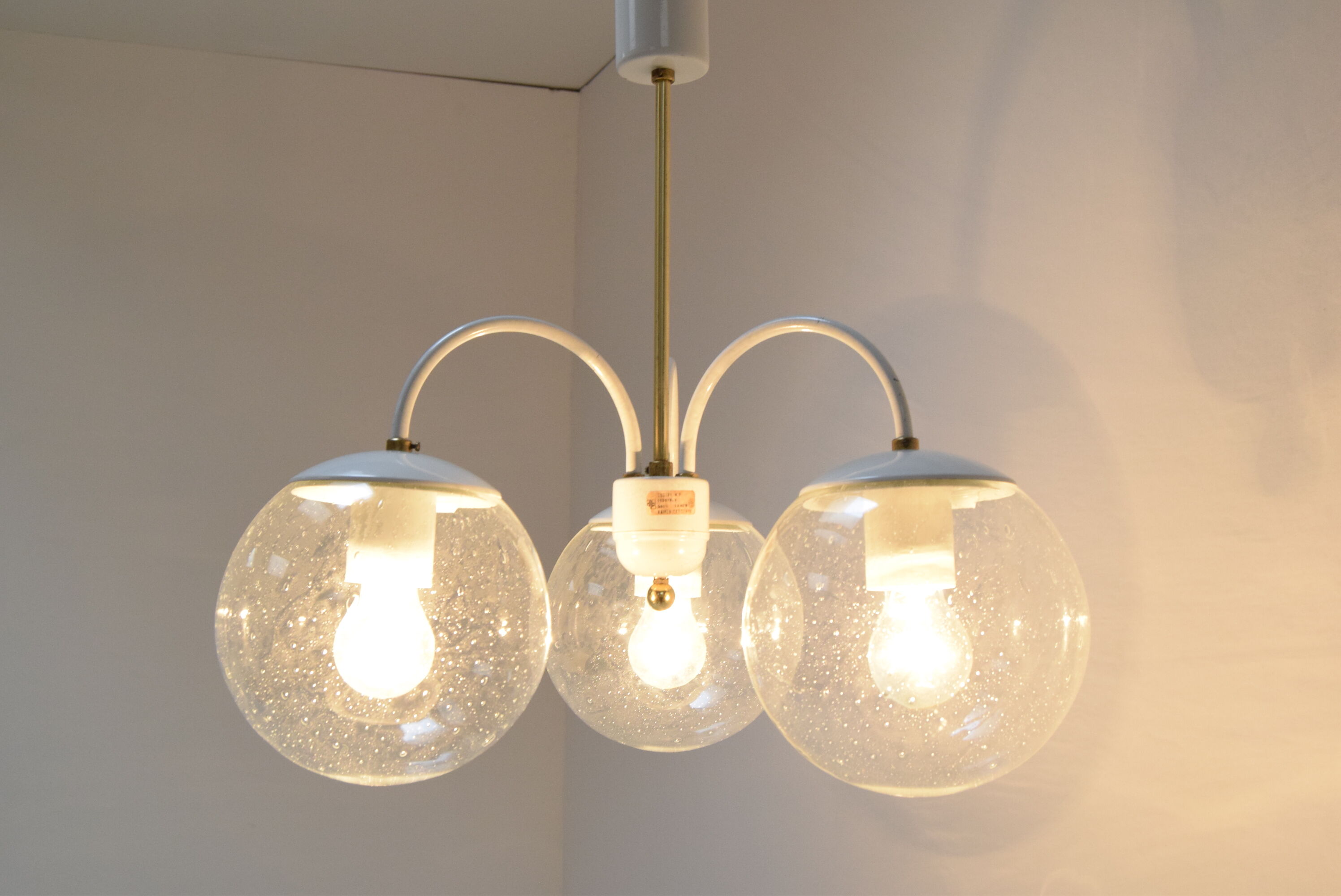 Mid-century Chandelier Kamenicky Senov,1970's.