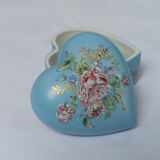 Vintage Limoges porcelain heart box