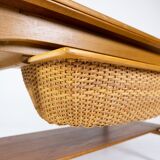 Table en chêne et teck de design danois des années 1960