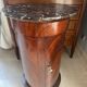 Somno Epoque Empire - Beautiful flamed mahogany - Original grey Sainte-Anne marble