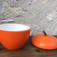 Orange ice bucket 60s