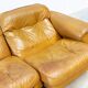 De Sede DS101 three-seater in cognac leather.