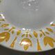 4 flat plates digoin model lily golden yellow