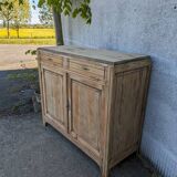 Parisian style natural wood sideboard