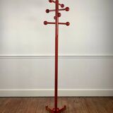 Porte manteau postmoderne rouge, Italie, 1980s