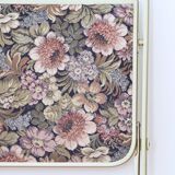 2 folding chairs with CHAISOR flower tapestry