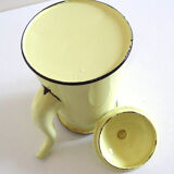 Light yellow glazed coffeepot