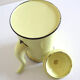 Cafetière émaillée jaune clair