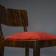 Art Deco Makassar dining chairs, 1930s, set of 4