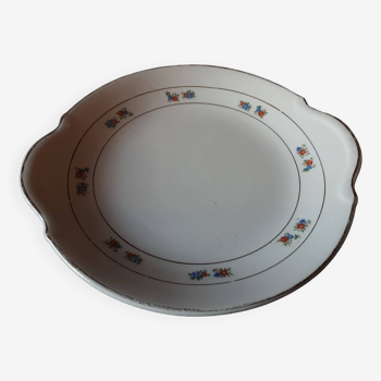 Round semi-hollow dish Porcelain