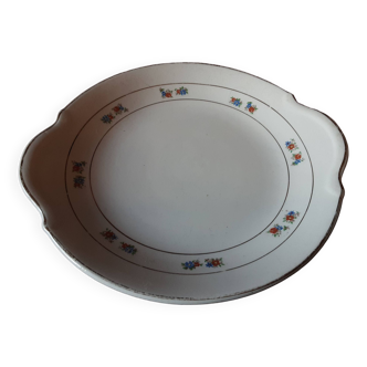 Round semi-hollow dish Porcelain