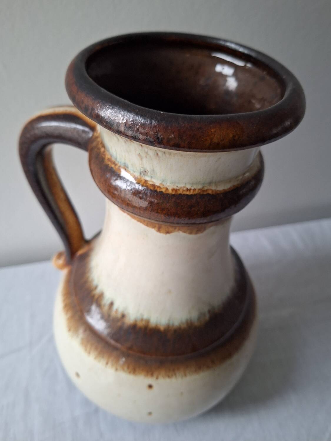 West Germany vase, carafe, vintage pitcher
