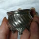 Pair of silver pepper shaker punch minerve