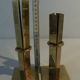2 bougeoirs avec anneaux de serrage vintage-art-nouveau