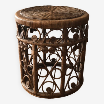 Rattan stool