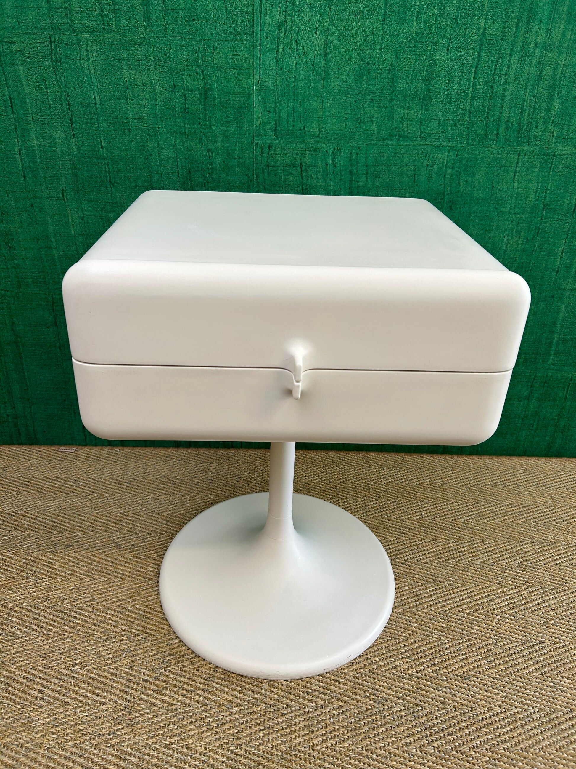 Tulip base rotating side table SPACE AGE by Lusch, Germany, 1970s