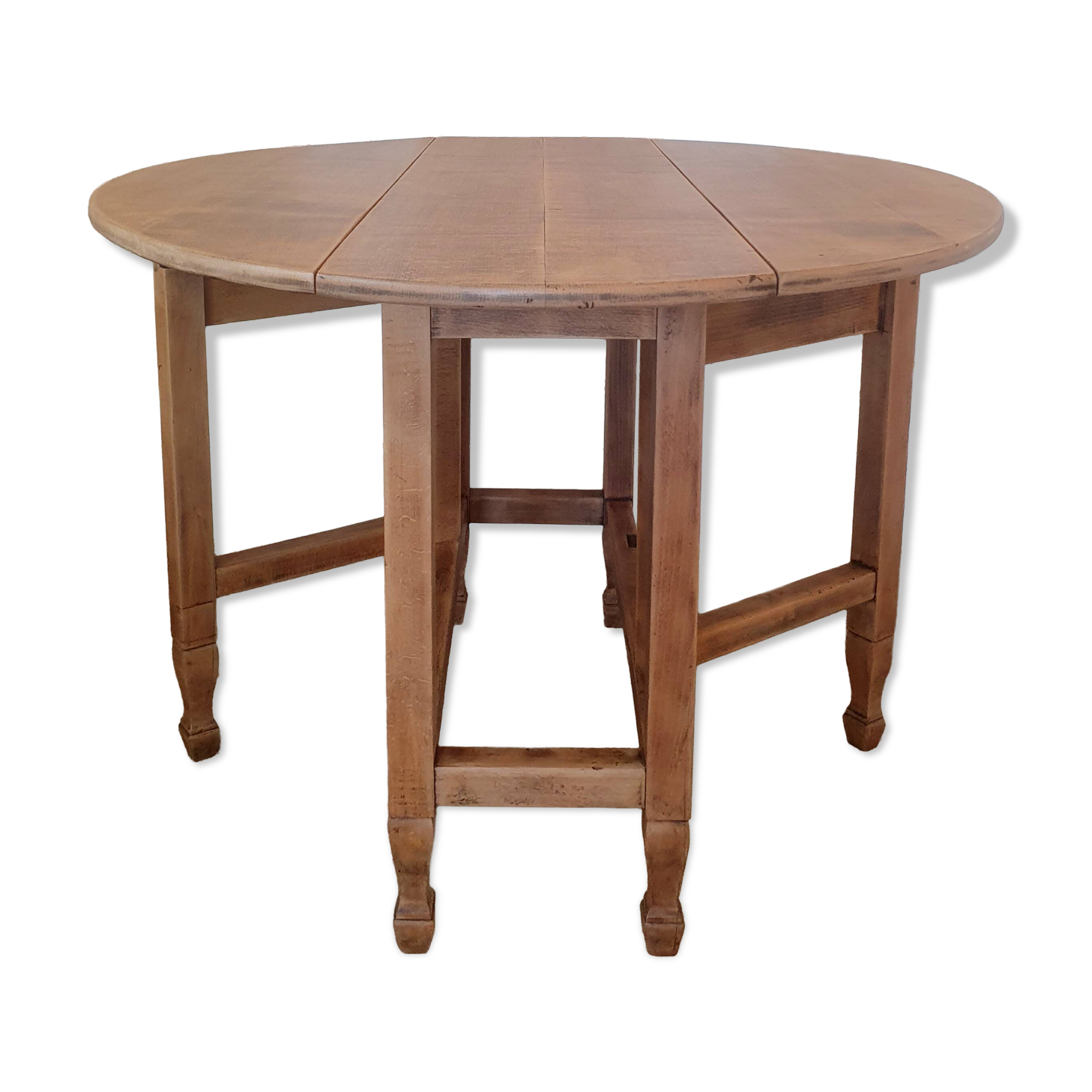 Drop-leaf gateleg table