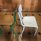 A pair of school Chair