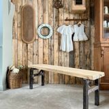 Vintage industrial bench (refurbished)