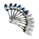 Set of 12 silver metal in their wallet
