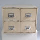1950s Index Card Cabinet by Mauser Werke Industrial Style