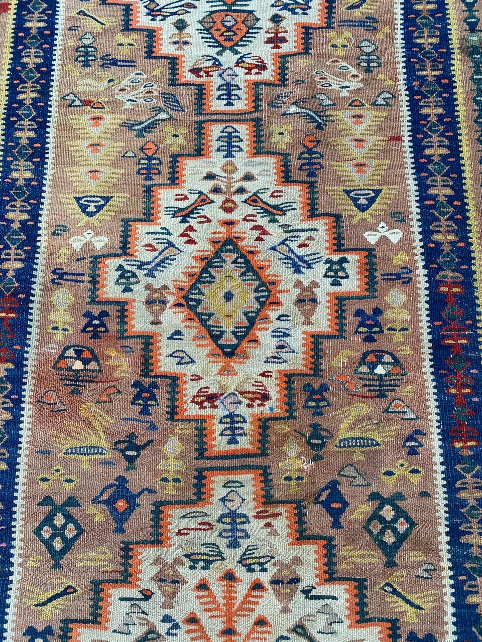 Persian Kilim Senneh corridor 119x502 cm