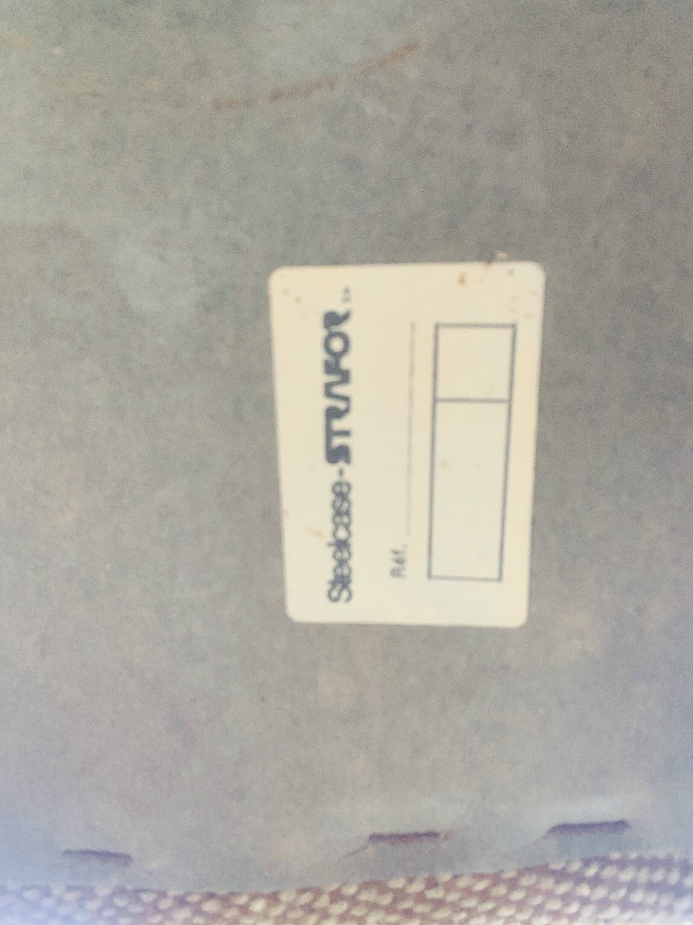 Vintage Strafor Steelcase chair from the 1980s.