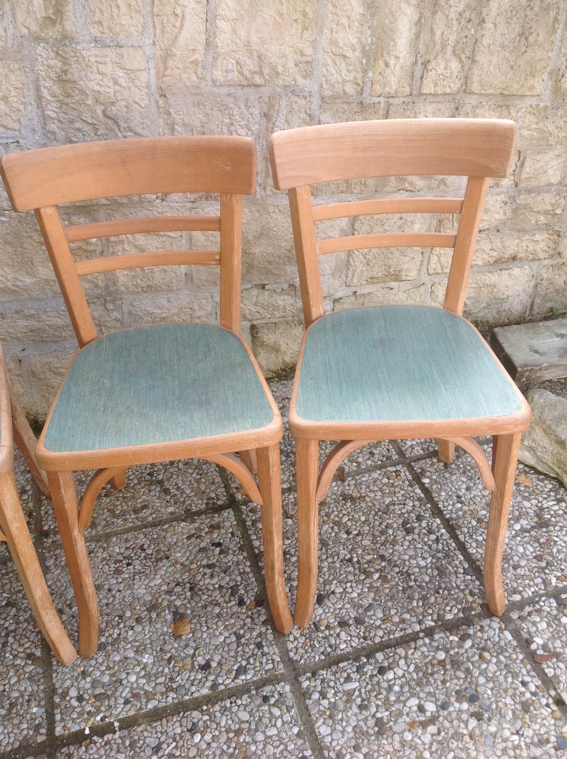 4 vintage Baumann bistro chairs