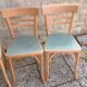 4 chaises bistrot Baumann vintage