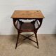 Table d’appoint / Lecture Style Esthétique Victorien, marqueterie 1880
