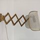 Pair of adjustable scissor wall lamps Mid Century Modern by Alfred Müller for AMBA