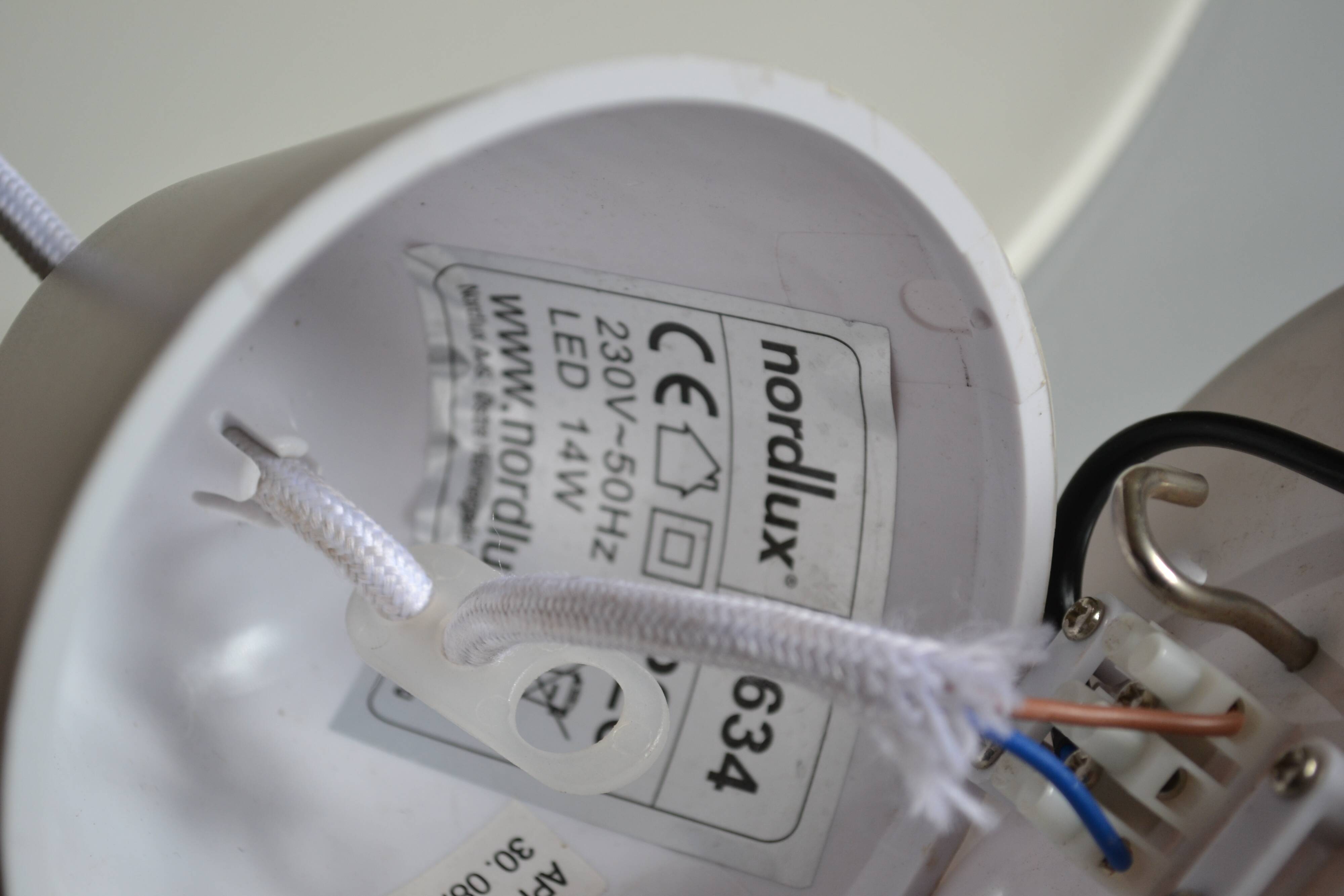 Large Scandinavian pendant light Nordlux Denmark 60 cm integrated LED