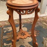 Selette pot holder late nineteenth early twentieth in solid beech style China Far East