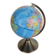 World globe: metal world map
