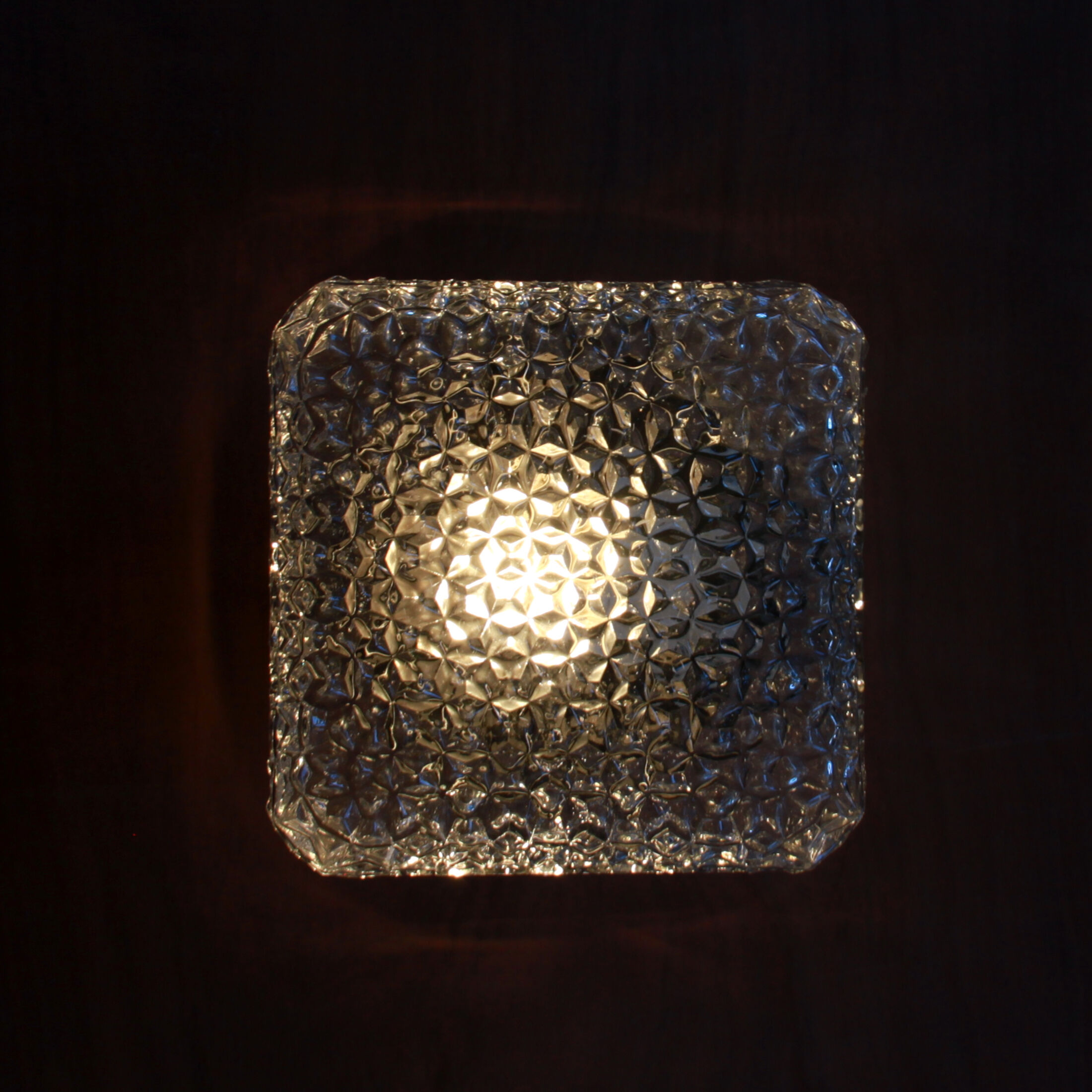 Ceiling lamp in thick glass 70/80