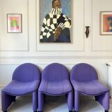 Vintage wool armchair from the 80s