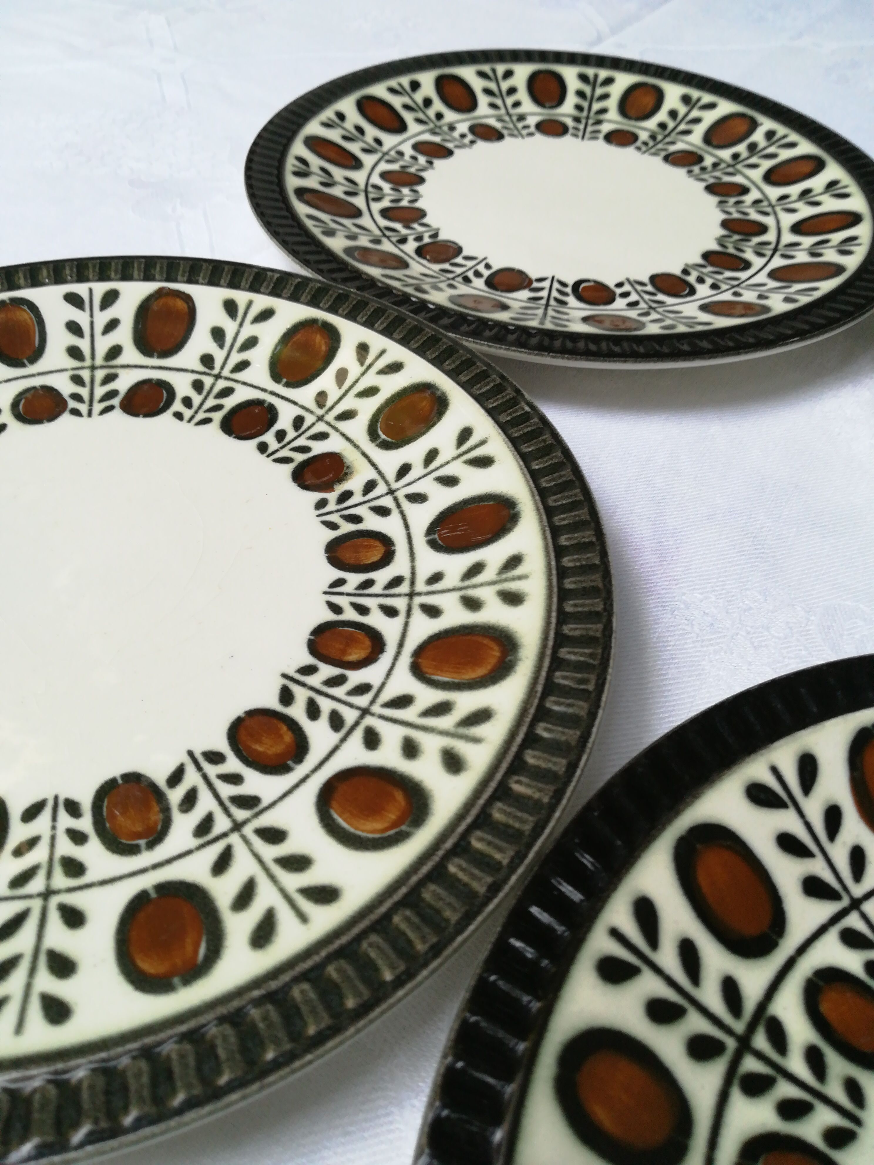 Dessert plates Boch Rambouillet
