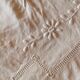 Old monogrammed fabric