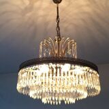 Lustre  cascade Vintage 60s. Hollywood Regency