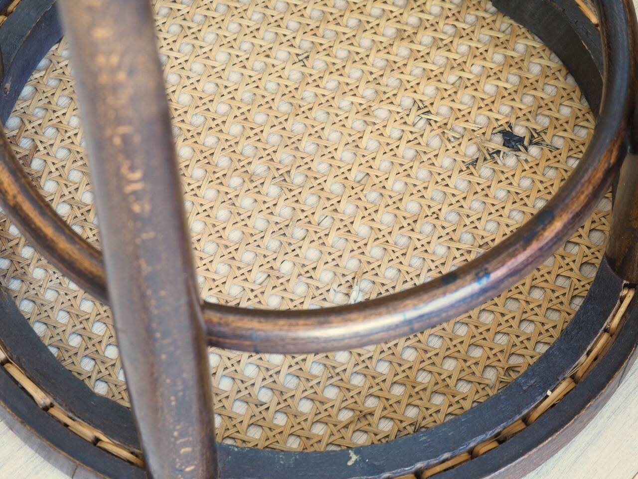 FISCHEL high cane bar stool