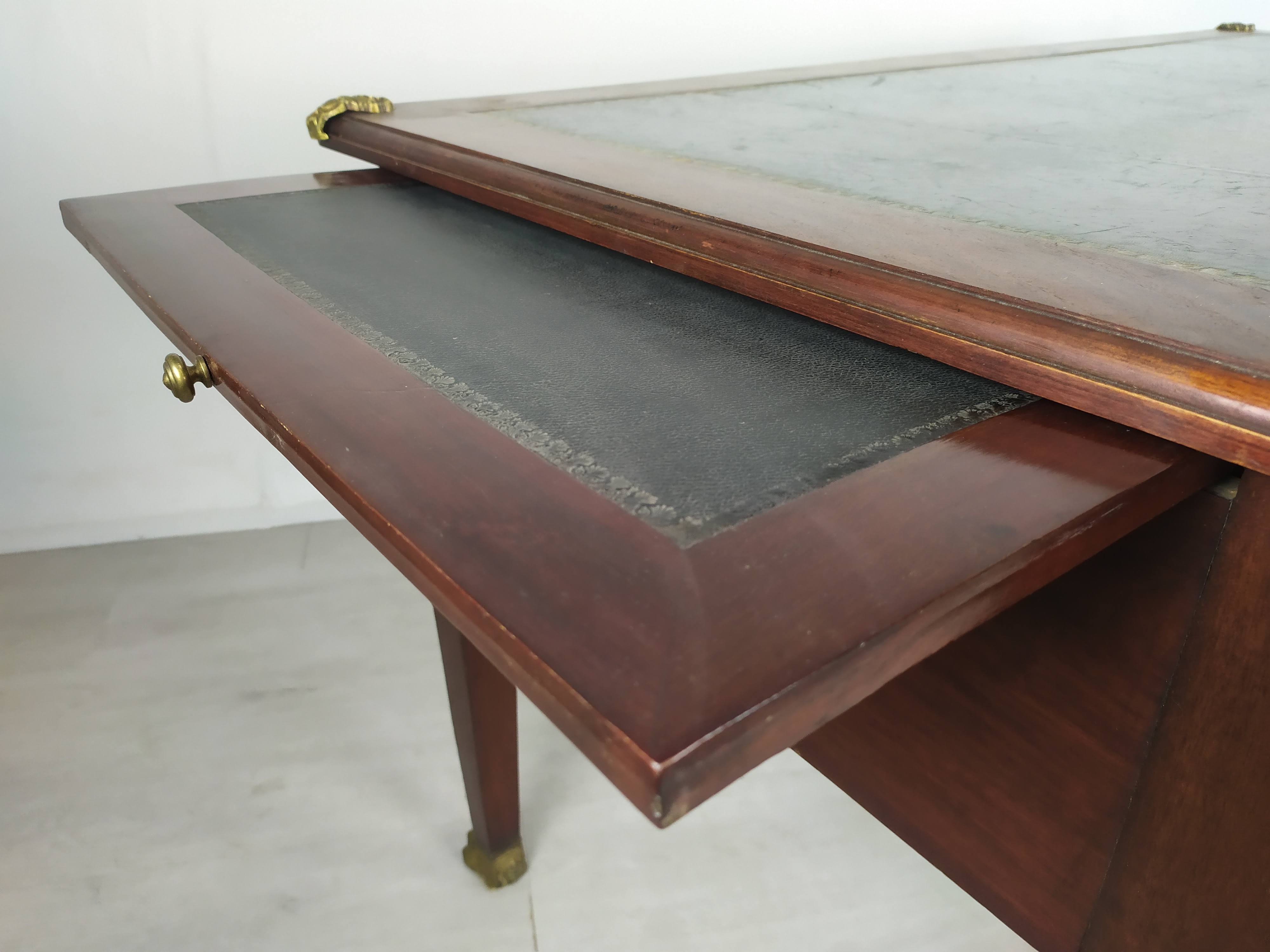 Empire-style desk and chairs