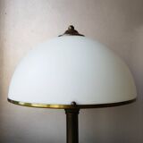 White mushroom table lamp 1970s space age