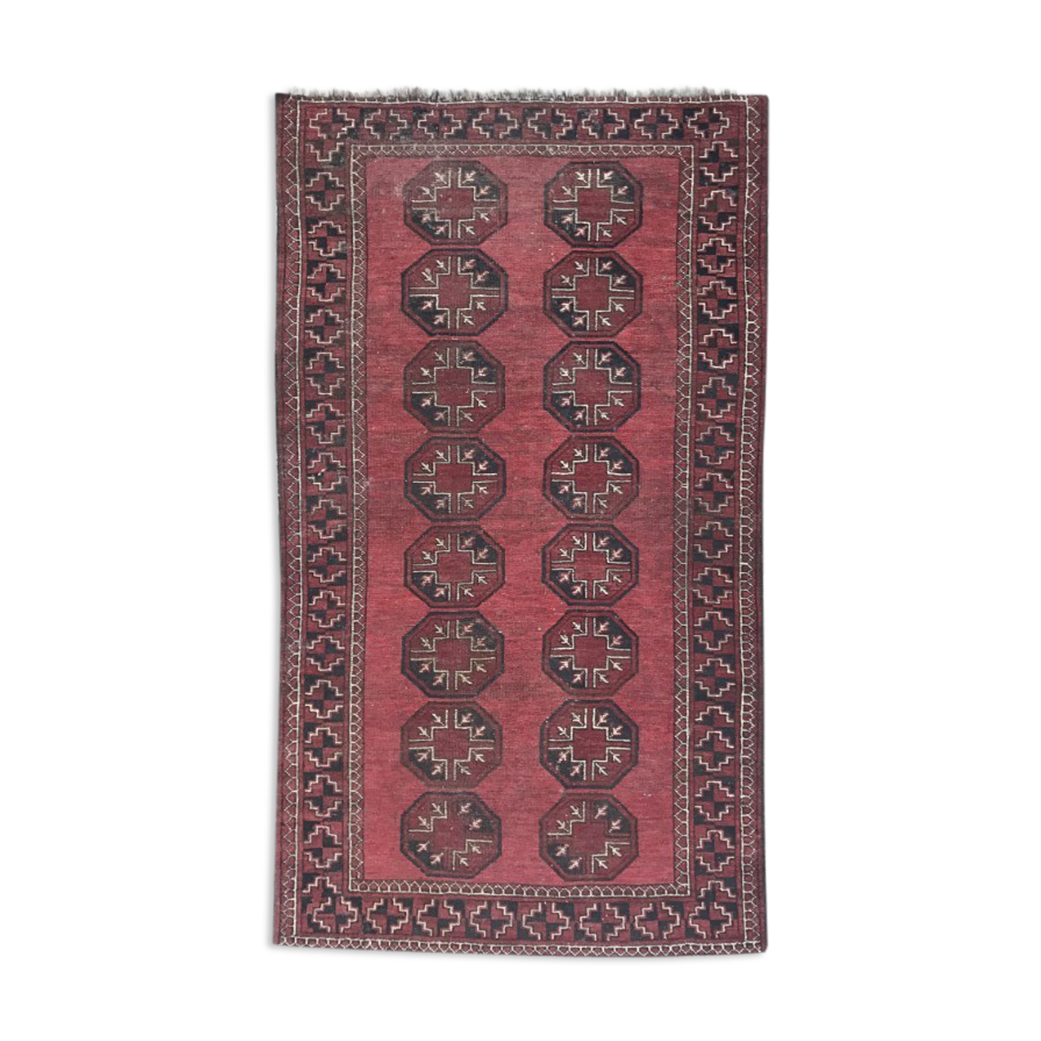 Former carpet afghan turkmen 120 x 208 cm