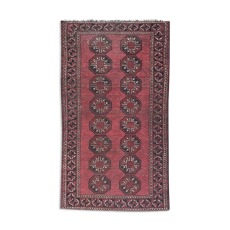 Tapis ancien afghan turkmen 120x208 cm