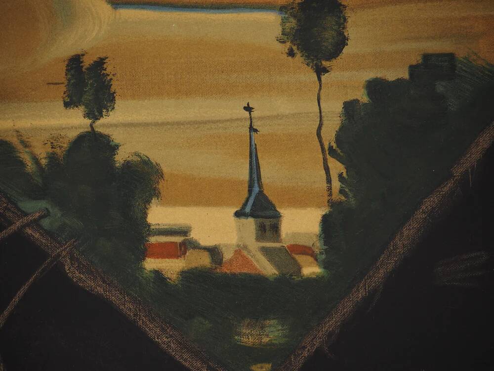 André Derain: After the Harvest, Signed Lithograph