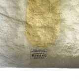 Pair of Mid-Century Modern Murano Glass Amethyst Pink Big Leafs Sconces