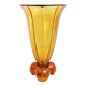Art Deco Amber Glass Vase 1930