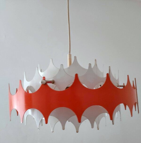 Suspension Vintage • Doria Leuchten • Space Age • 1960