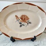 Oval dish Digoin Sarreguemines 30s